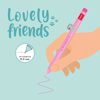 Picture of Gel Pen decorative Kitty - Lovely Friends Legami