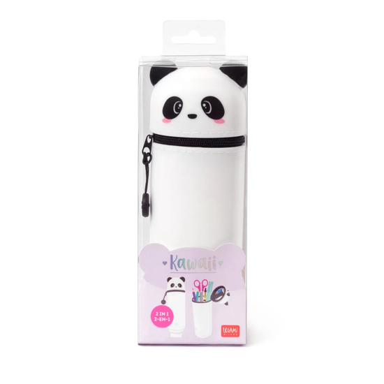 Picture of CASE - PENCIL CASE 2 IN 1 SILICONE LEGAMI PANDA