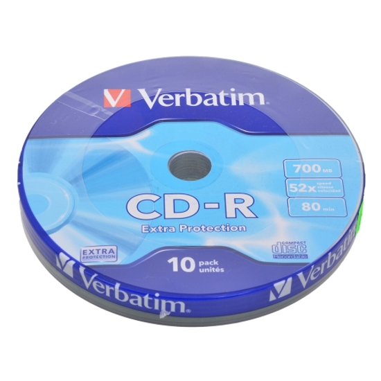 Picture of CD TOWER 700MB 52X 10PCS VERBATIM