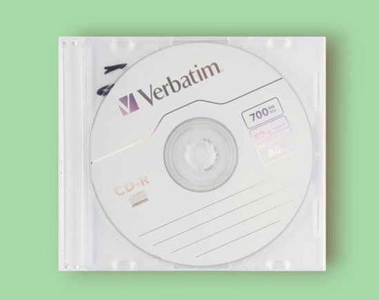 Picture of VERBATIM CD-R 700MB 52X SLIM CASE DATALIFE