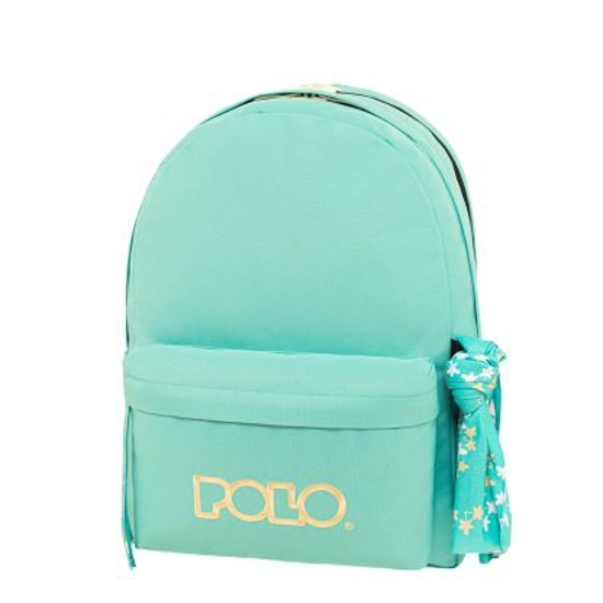 Picture of BACKPACK POLO 2 SEATS TWO COLOR PETROL/LEMON YELLOW 2024 901235-5870