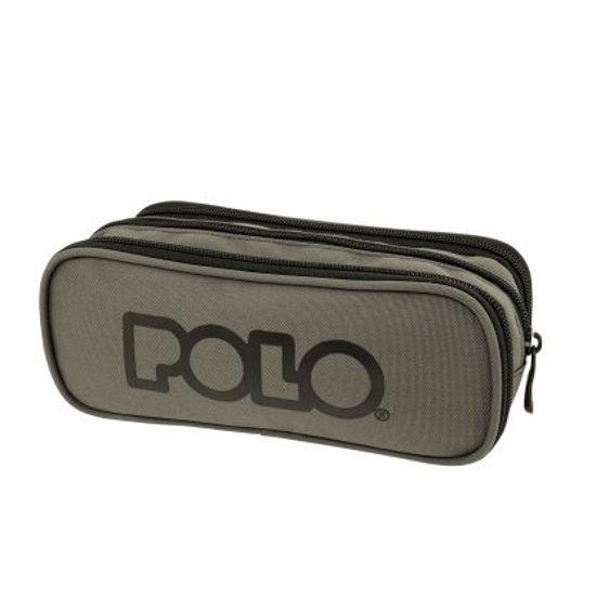 Picture of PENCIL CASE POLO TRIPLE GRAY 2024 937005-2202