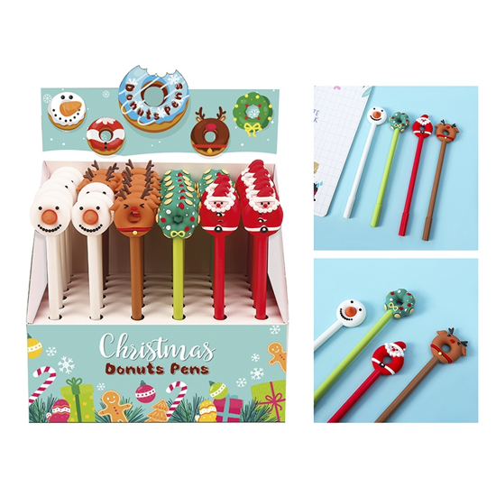 Picture of PEN TOTAL XMAS BN1093 CHRISTMAS DONUTS PENS