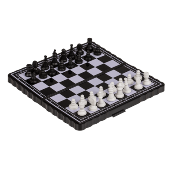 Picture of CHESS MAGNETIC BOARD GAME MINI TRAVEL 13x7cm BLUE GIFTS