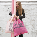 Εικόνα της GUERRILLA GIRLS The Advantages Of Being A Woman Artist Recycled Bag Loqi