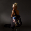 Εικόνα της JOHANNES VERMEER Girl with a Pearl Earring Recycled Bag Loqi
