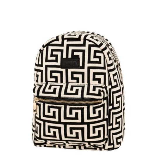 Εικόνα της ΣΑΚΙΔΙΟ POLO LOONA MEANDER PATTERN BLACK & WHITE 2025 907084-8384