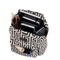 Εικόνα της ΣΑΚΙΔΙΟ POLO LOONA MEANDER PATTERN BLACK & WHITE 2025 907084-8384