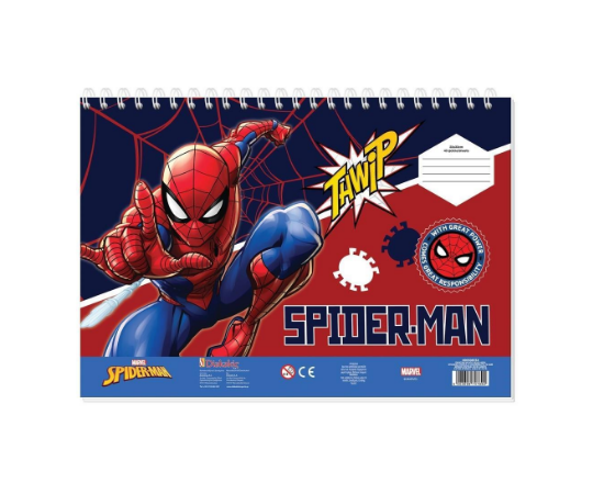 Εικόνα της ΜΠΛΟΚ ΖΩΓΡΑΦΙΚΗΣ SPIDERMAN 23X33 40ΦΥΛΛΑ ΑΥΤΟΚΟΛΛΗΤΑ-ΣΤΕΝΣΙΛ