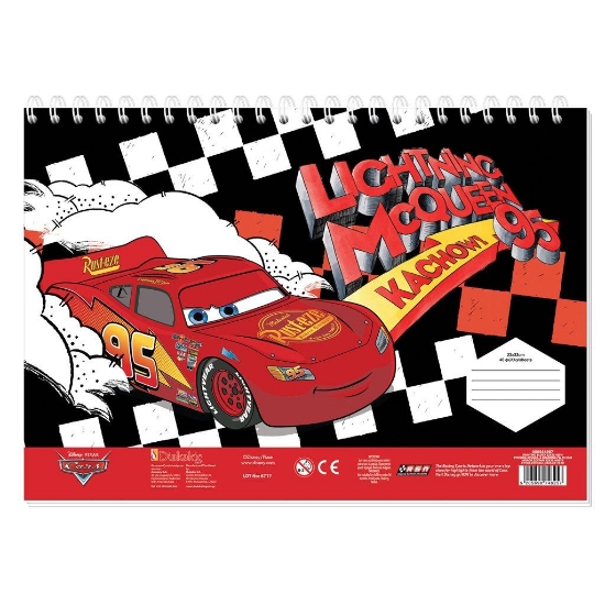 Εικόνα της ΜΠΛΟΚ ΖΩΓΡΑΦΙΚΗΣ CARS LIGHTING McQUEEN 23X33 40ΦΥΛΛΑ ΑΥΤΟΚΟΛΛΗΤΑ-ΣΤΕΝΣΙΛ