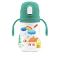 Εικόνα της Παγούρι Θερμός Ανοξείδωτο Happy doodle Must Team 350 ml με χερούλια και καλαμάκι
