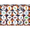 Picture of PAINTING BLOCK FOOTBALL 23X33 40 SHEETS STICKERS-STENCIL