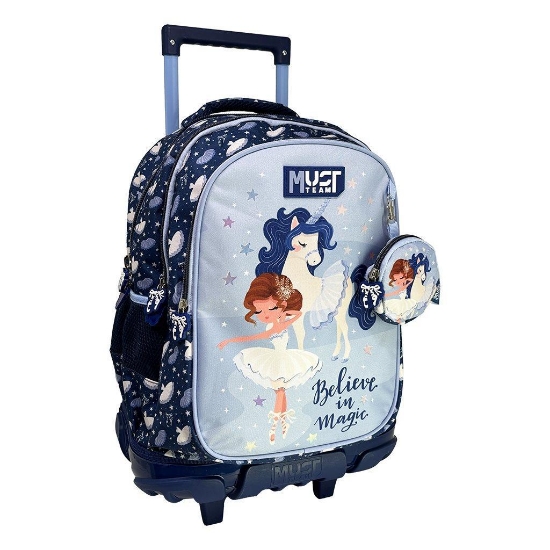 Picture of Trolley Elementary School Unicorn & Ballerina Must Team Believe in magic 3 Cases