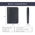 Picture of Card holder Black synthetic leather mini slim diptych 7x11cm