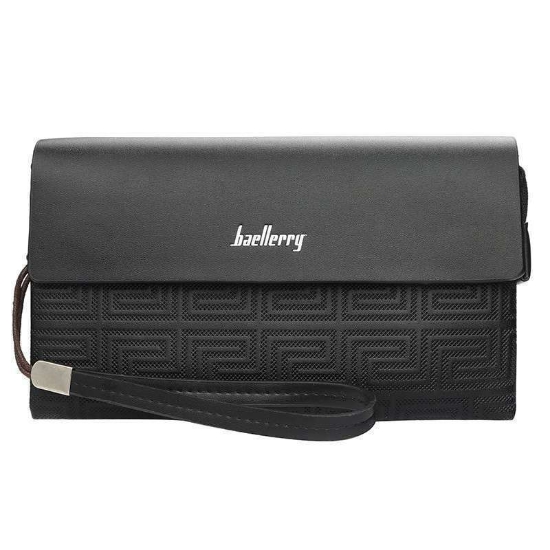 Picture of Men's handbag Black PU leather - silicone 23x13x4cm