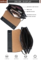 Picture of Men's handbag Black PU leather - silicone 23x13x4cm