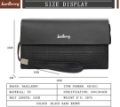 Picture of Men's handbag Black PU leather - silicone 23x13x4cm