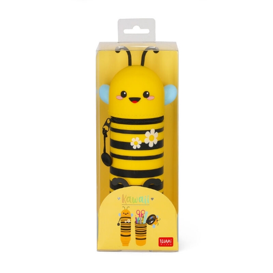 Picture of CASE - PENCIL CASE 2 IN 1 SILICONE BEE LEGAMI