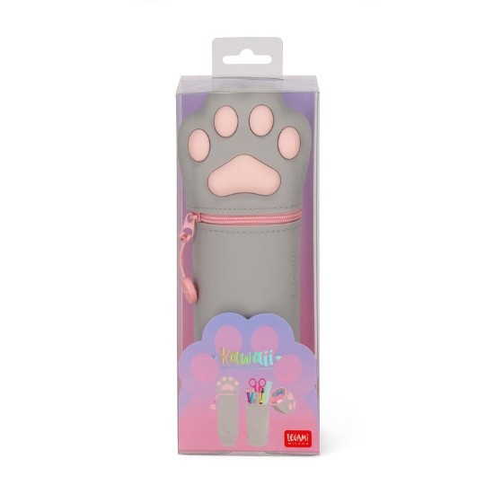 Picture of CASE - PENCIL CASE 2 IN 1 SILICONE KITTY'S PAW LEGAMI