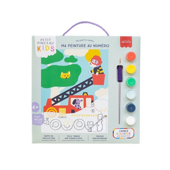 Εικόνα της Σετ ζωγραφικής My paint by number Little Kids Brush Woof La Petite Epicerie