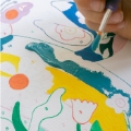 Εικόνα της Σετ ζωγραφικής My paint by number Little Kids Brush Printemps La Petite Epicerie
