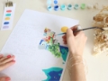 Picture of Set paint My paint by number Brush Cinque Terre par Kenzie Elston La Petite Epicerie