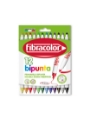 Εικόνα της ΜΑΡΚΑΔΟΡΟΙ BIPUNTA 12 ΧΡΩΜΑΤΩΝ FIBRACOLOR