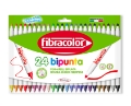 Εικόνα της ΜΑΡΚΑΔΟΡΟΙ BIPUNTA 24 ΧΡΩΜΑΤΩΝ FIBRACOLOR