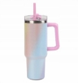Εικόνα της ΚΟΥΠΑ ΘΕΡΜΟΣ ΜΕ ΧΕΡΟΥΛΙ I DRINK ID0259 TRAVEL MUG 1200ML ΤΡΙΧΡΩΜΗ RAINBOW PEARL