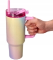 Εικόνα της ΚΟΥΠΑ ΘΕΡΜΟΣ ΜΕ ΧΕΡΟΥΛΙ I DRINK ID0259 TRAVEL MUG 1200ML ΤΡΙΧΡΩΜΗ RAINBOW PEARL