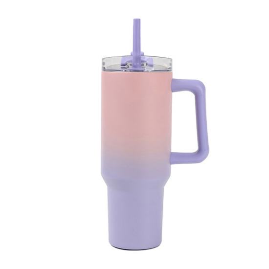 Εικόνα της ΚΟΥΠΑ ΘΕΡΜΟΣ ΜΕ ΧΕΡΟΥΛΙ I DRINK ID0257 TRAVEL MUG 1200ML ΔΙΧΡΩΜΗ PURPLE - PINK