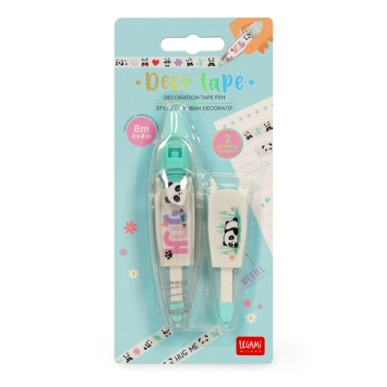 Εικόνα της Στυλό Tαινία διακόσμησης 2τεμ x 4m - Deco Tape Panda Legami