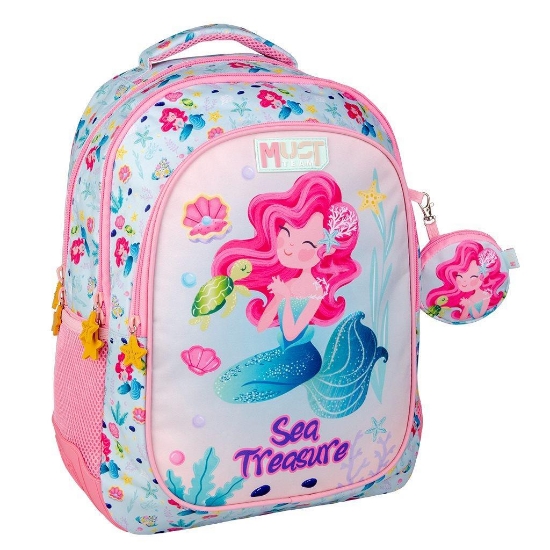 Picture of Backpack Elementary School Mermaid Must Team Sea treasure 3 Cases
