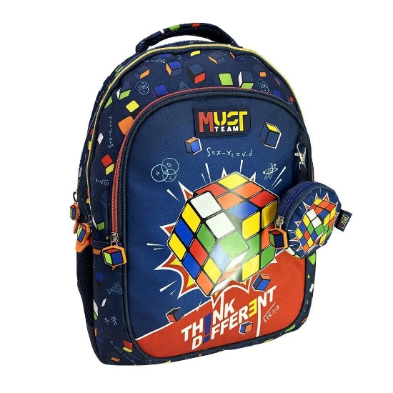 Picture of Backpack  Elementary School Rubik Think Different Must Team 3 Cases