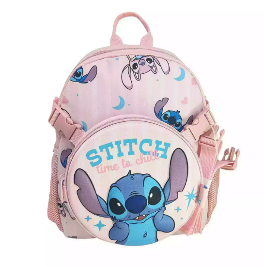 Εικόνα της Τσάντα Πλάτης Νηπίου Disney Stitch Must Team 1 Θήκη με Αποσπώμενο Τσαντάκι Μέσης - Ώμου
