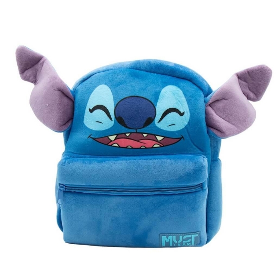 Εικόνα της Τσάντα Πλάτης Νηπίου Disney Stitch Λούτρινη Must Team 2 Θήκες