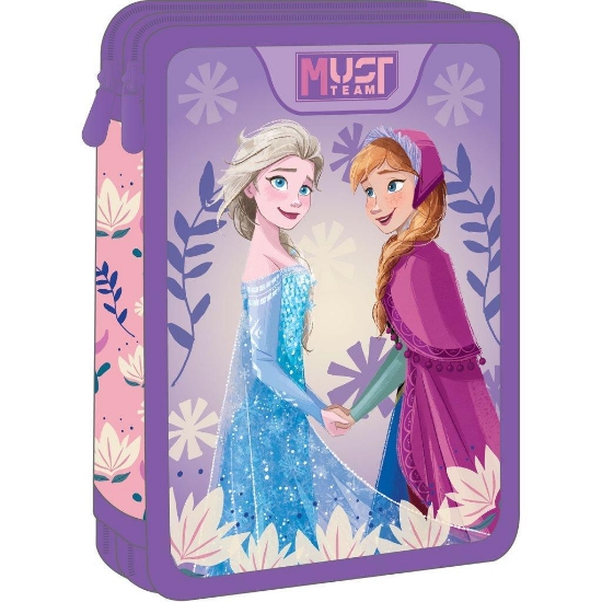 Εικόνα της Κασετίνα Διπλή Γεμάτη Disney Frozen Sisters Must Team