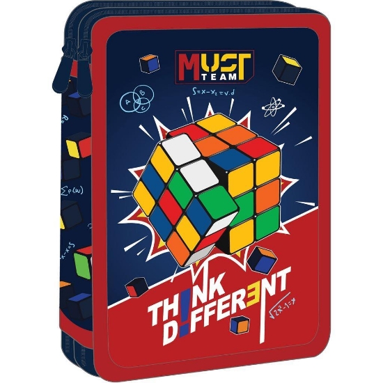Εικόνα της Κασετίνα Διπλή Γεμάτη Rubik Think Different Must Team