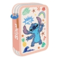 Εικόνα της Κασετίνα Διπλή Γεμάτη Stitch Smile Must Team