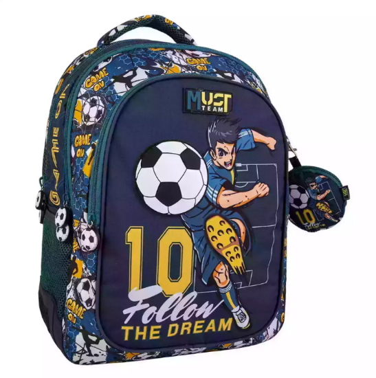 Picture of Backpack  Elementary School Football Must Team Follow The Dream 3 Cases
