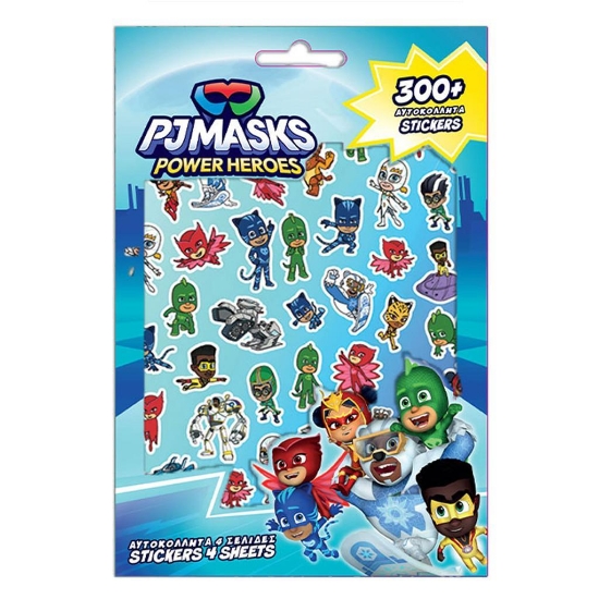 Picture of Stickers PJ Masks Block 300pcs 14.5 x 21.5 cm