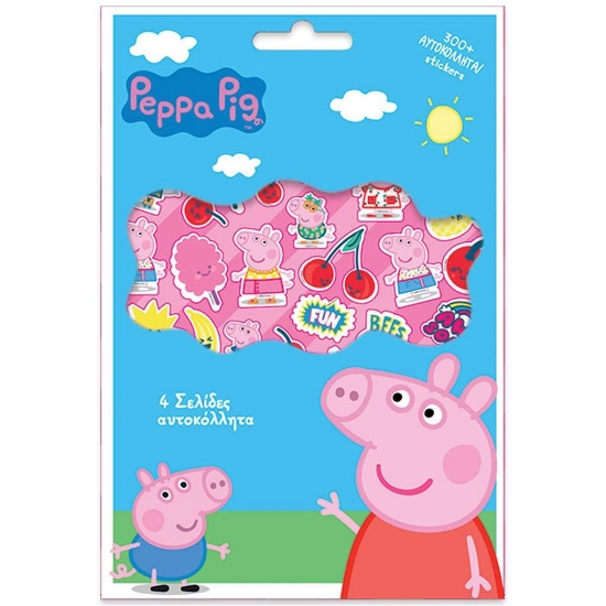 Picture of STICKERS 300PCS BLOCK 14,5X21,5CM PEPPA PIG