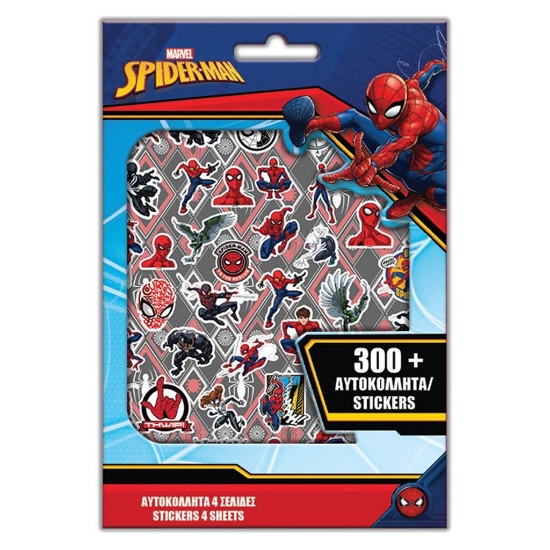 Picture of Stickers Spiderman Block 300pcs 14.5 x 21.5 cm