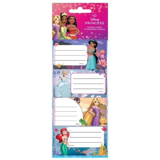 Picture of LABELS ADHESIVE PRINCESS 20PCS 5 SHEETS