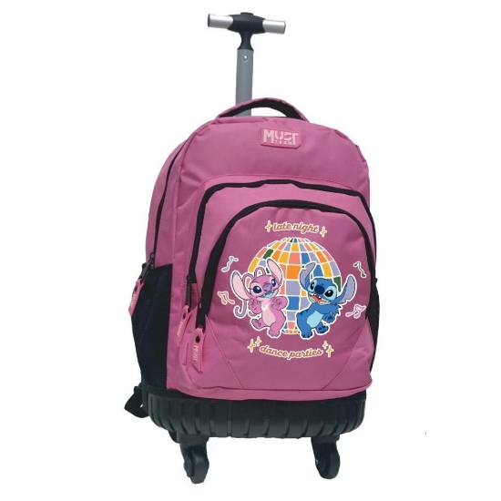 Picture of Trolley Elementary School Stitch & Angel Must Team 3 Cases with Single Handle