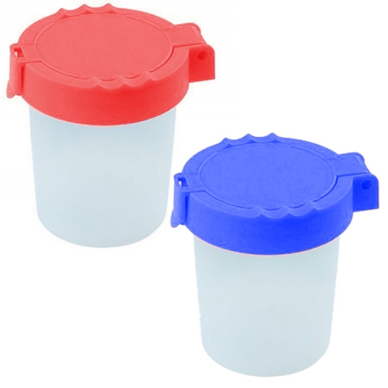 Picture of BRUSH CONTAINER GIMBOO 150ML WITH LID