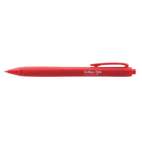 Picture of PEN ARTLINE ΕΚ-S223 ΟRΒ ECO GREEN ΒΑLLΡΟΙΝΤ 1.0MM RED