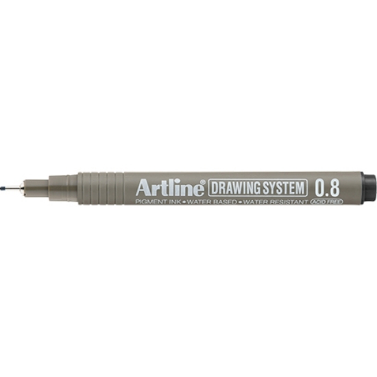 Picture of MARKER ARTLINE DRAWING NIB DRAWING SYSTEM 0.8 EK-23 BLACK