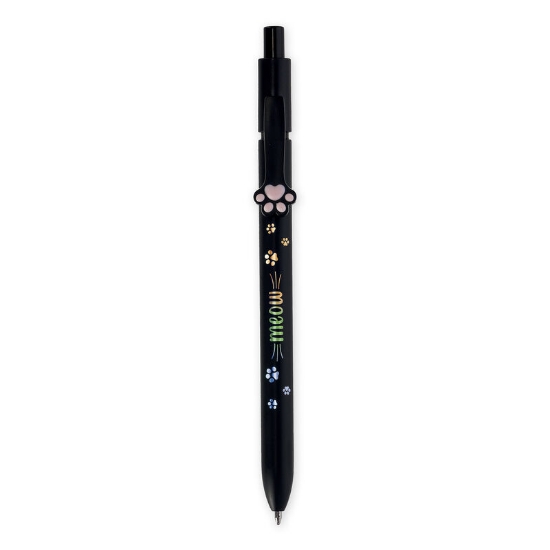 Εικόνα της Στυλό Ballpoint Meow 1.0mm Μαύρο Legami
