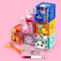 Picture of Desk storage & Organizer box stackable cutie cube Unicorn Legami